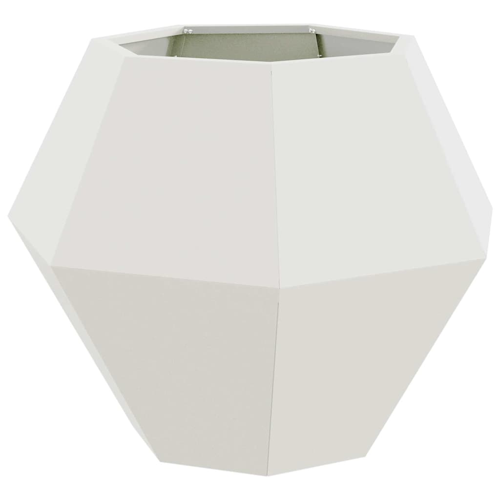 Donica Biały 75 x 75 x 60 cm Stal