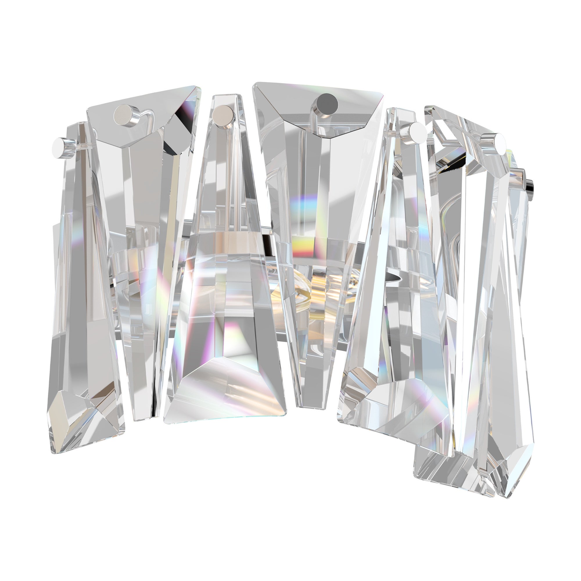 Lampa ścienna kryształowa chrom Puntes Maytoni MOD043WL-01CH