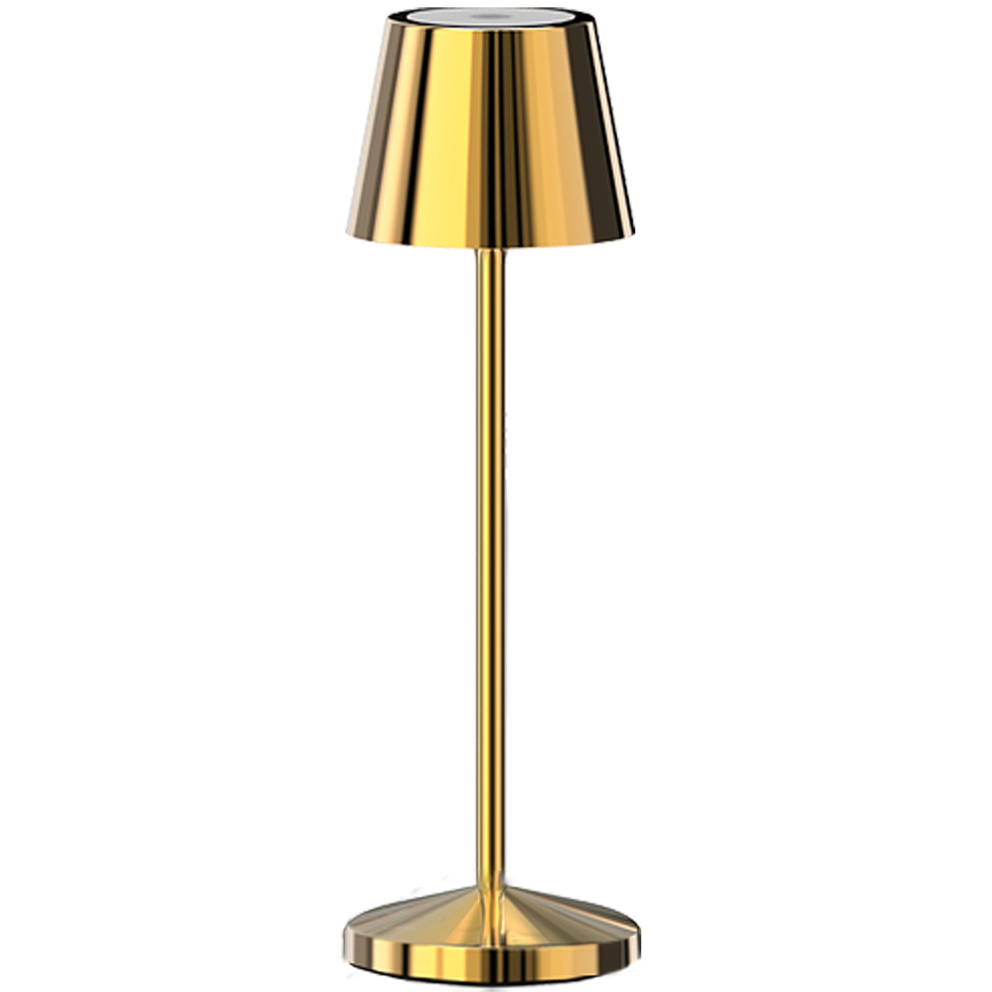 EMILY Gold Bezprzewodowa Lampa Stołowa H25cm