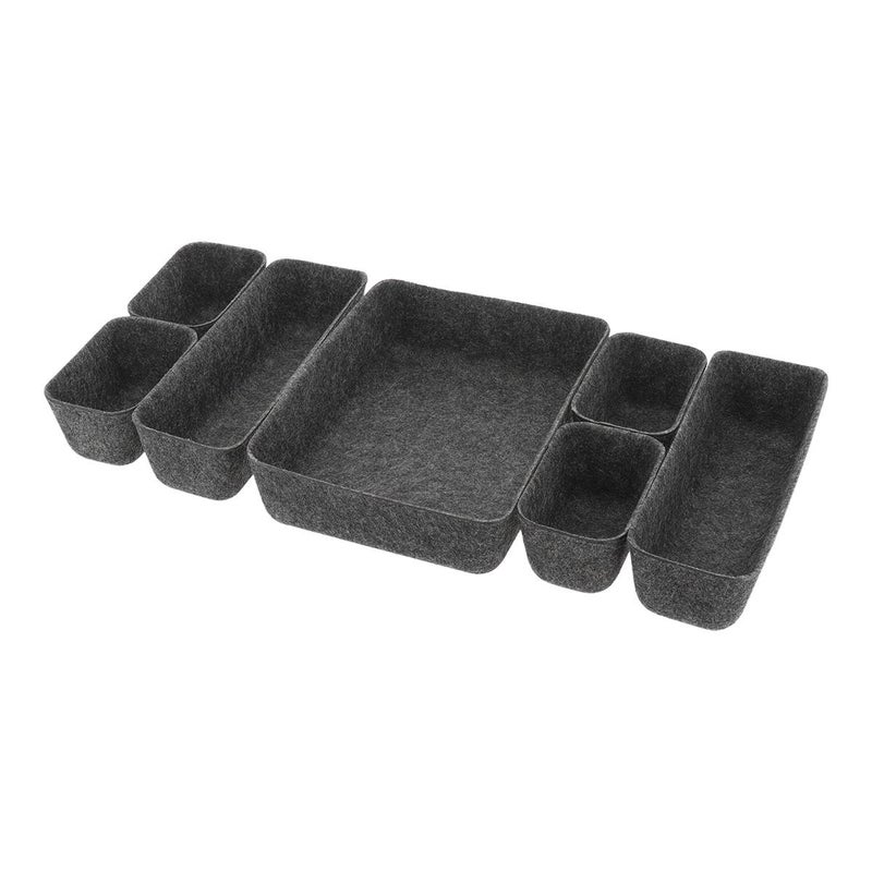 Organizer do szuflad Tendance filcowy antracyt 27 x 20 x 6,8 cm 1 szt.