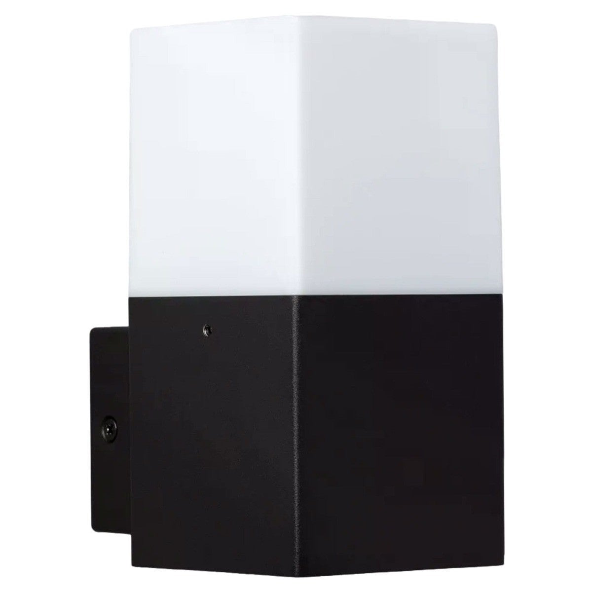 Kinkiet zewnętrzny Nicolo czarno-biały 1xE27x40W wym:16x8x11cm IP54 Abruzzo