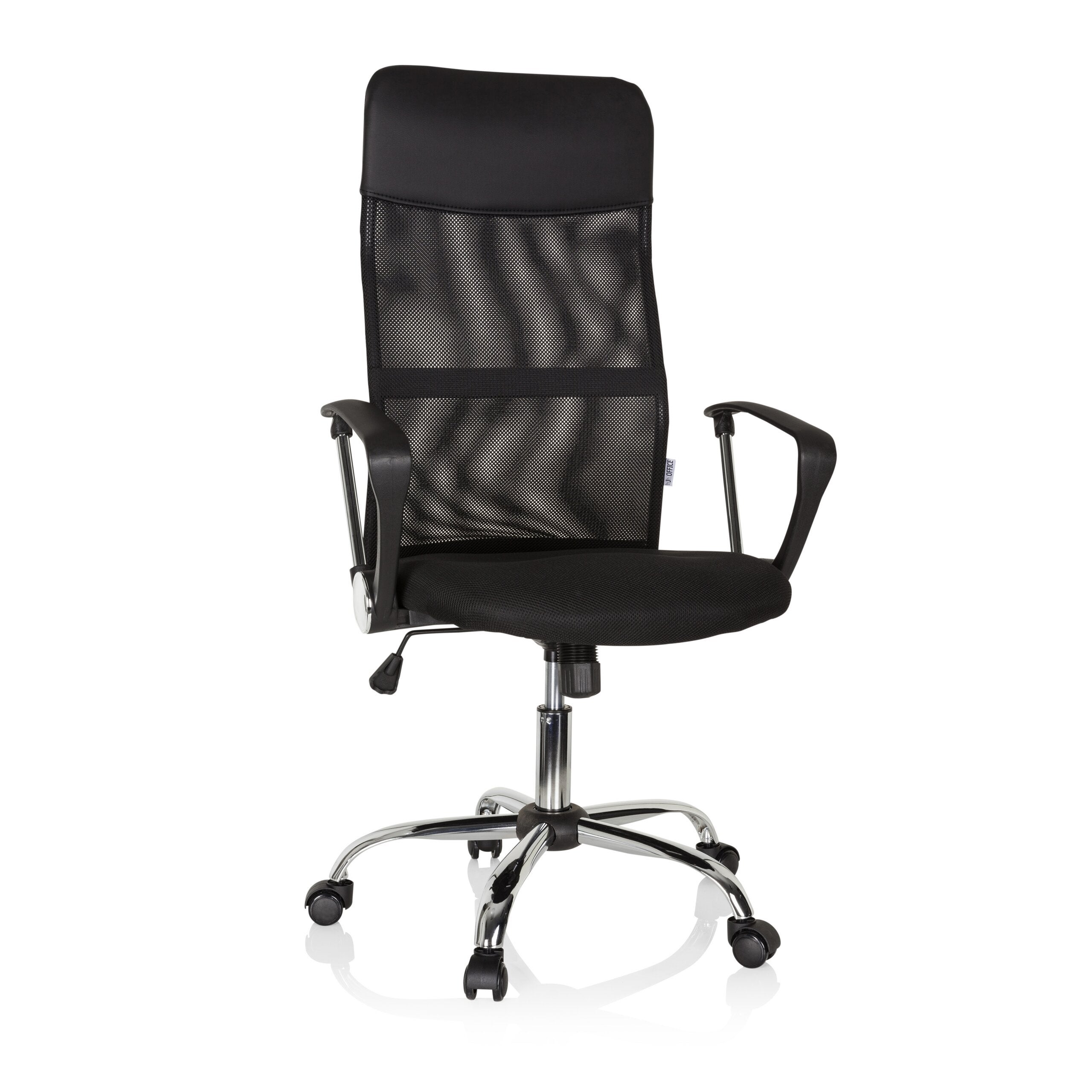 Fotel szefa do biura domowego PURE NET Czarny hjh OFFICE