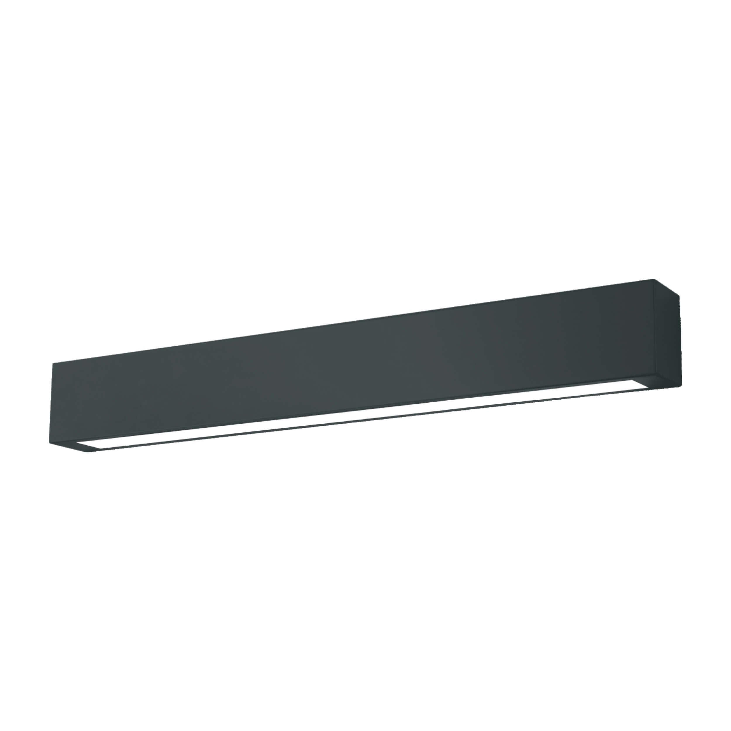 Lampa sufitowa LED 63 cm IP44 CCT Czarna Nowoczesna Łazienka 18 W