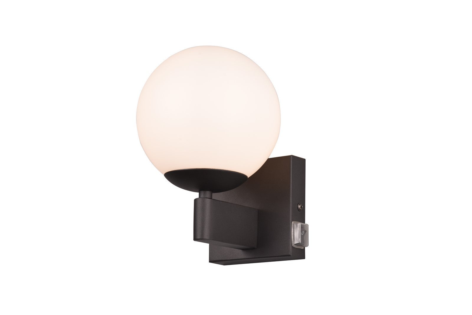 Kinkiet łazienkowy czarny KULA 1xE14 10W Trio