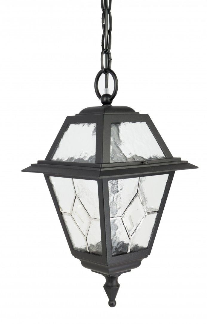 Lampa sufitowa zewnętrzna Witraż czarna 1xE27x60W wym: 72 x 19,5 x 19,5 cm aluminium SU-MA