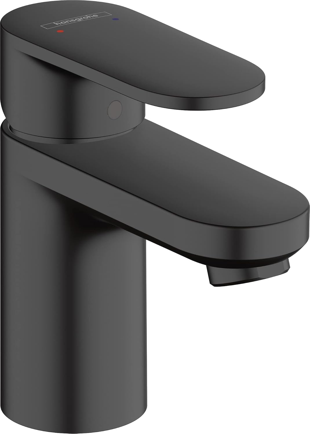 Bateria umywalkowa Hansgrohe Vernis Blend 70, matowa czerń, jednouchwytowa, CoolStart, automatyczny odpływ