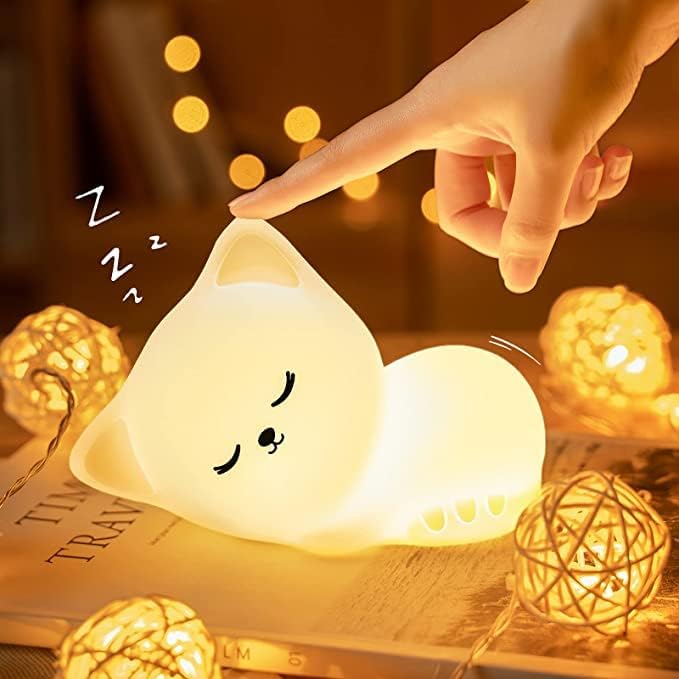 Lampka nocna dla dziecka, Dekoracyjna lampka nocna do sypialni, Lampka nocna dla kota, Lampka nocna dla dziecka, Lampka nocna dla dzieci, Lampka