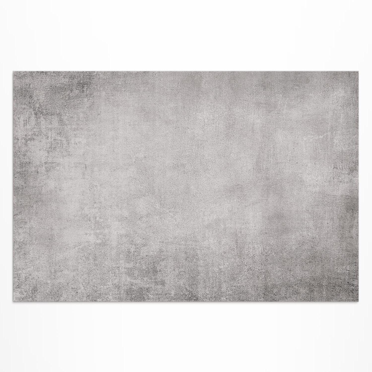 Dywan PCV beton srebrny, mata winylowa nowoczesny minimalizm 225x150 cm ArtPrintCave