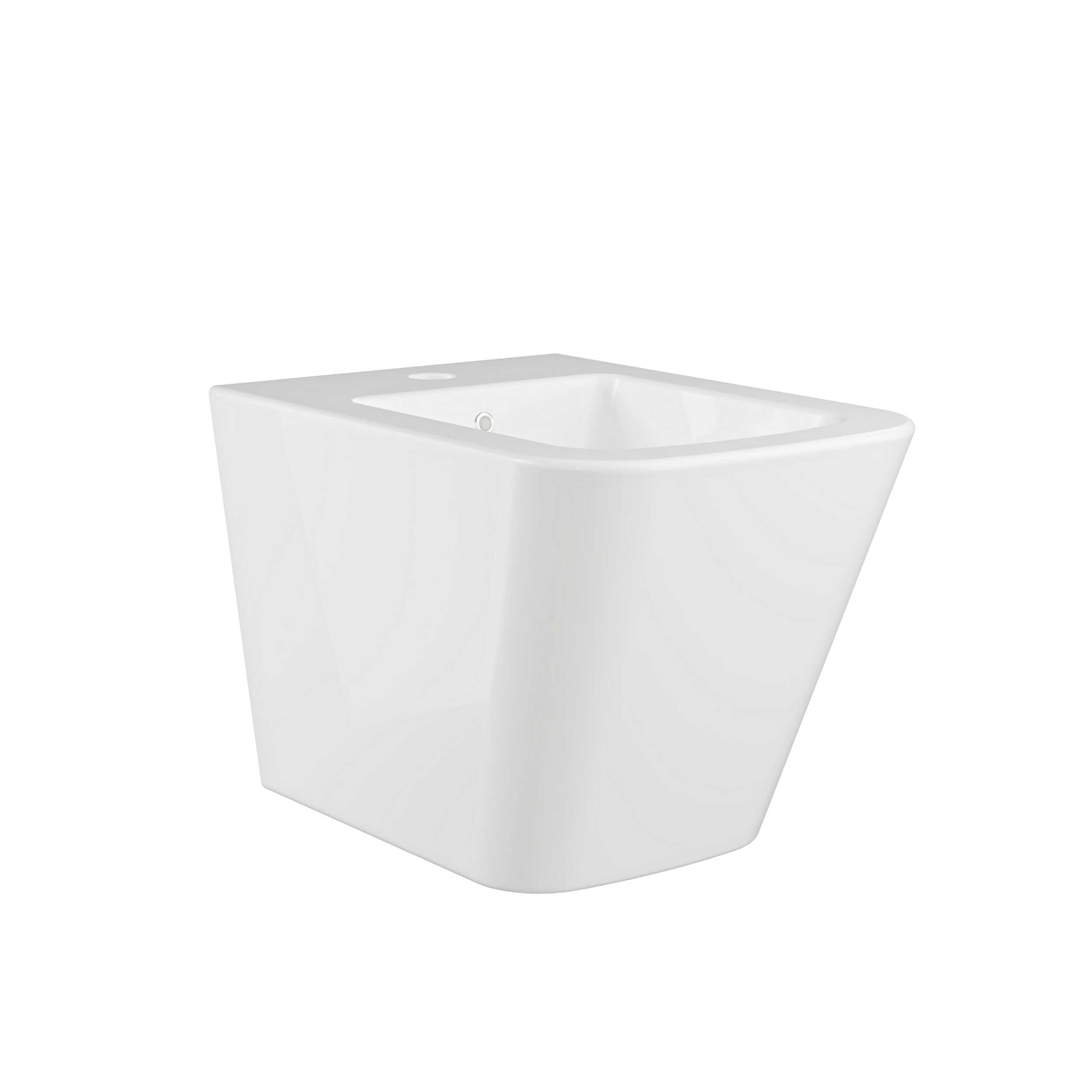 Bidet do Toalety Łazienki Wiszący Kwadratowy 490x340x325 mm INVENA Florina 1 szt.