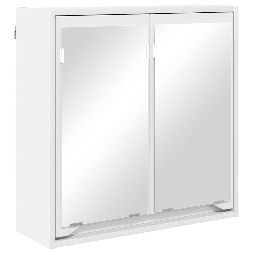 Szafka z lustrem do łazienki Biały 60 x 20 x 60 cm
