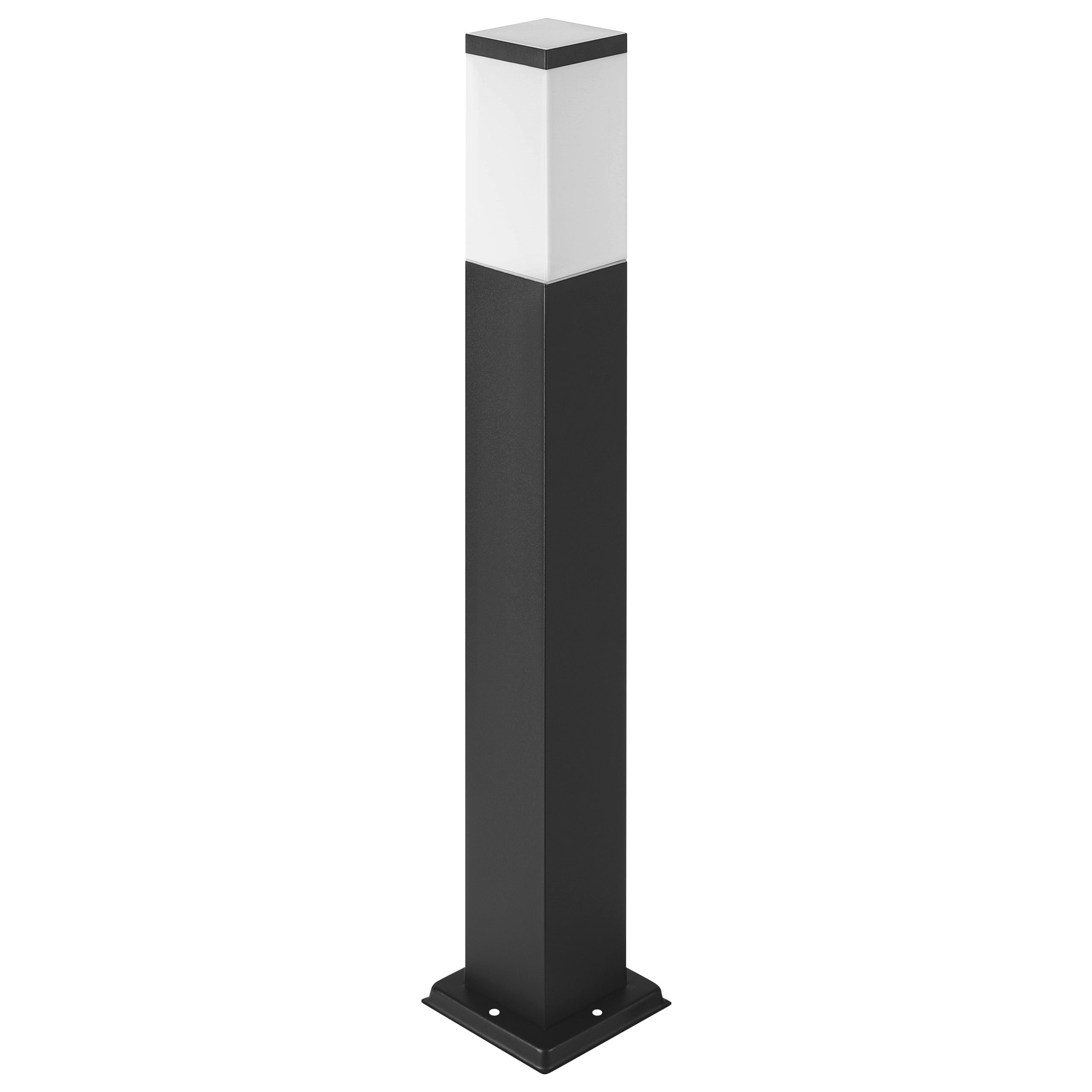 Lampa ogrodowa E27 LED Havana 80cm czarna IP44 stojąca latarnia słupek MasterLED