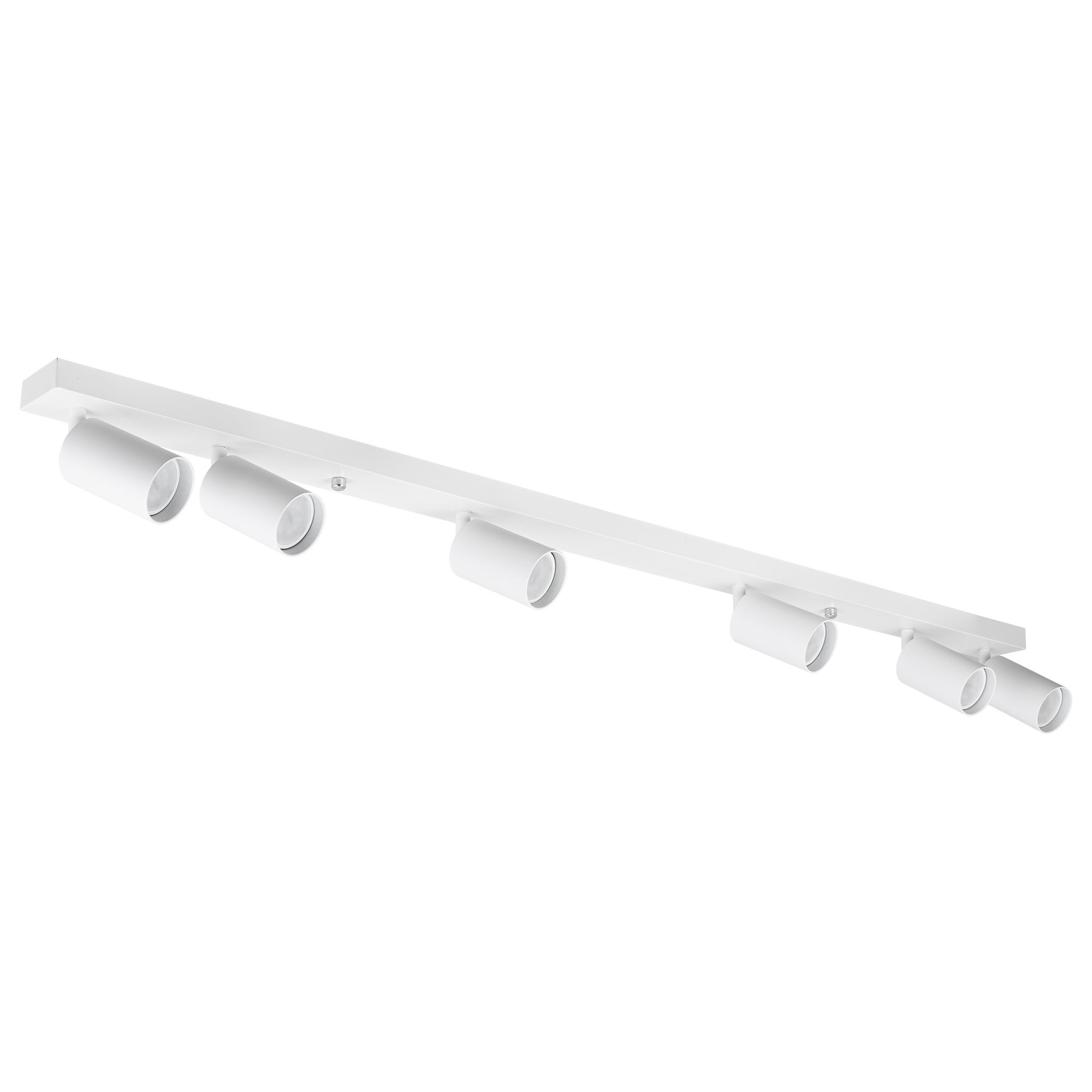 Listwa reflektorowa biała LED - Lampa sufitowa długa 6 x GU10 - Kinkiet natynkowy oprawa do salonu Tuba - LEDHOFF