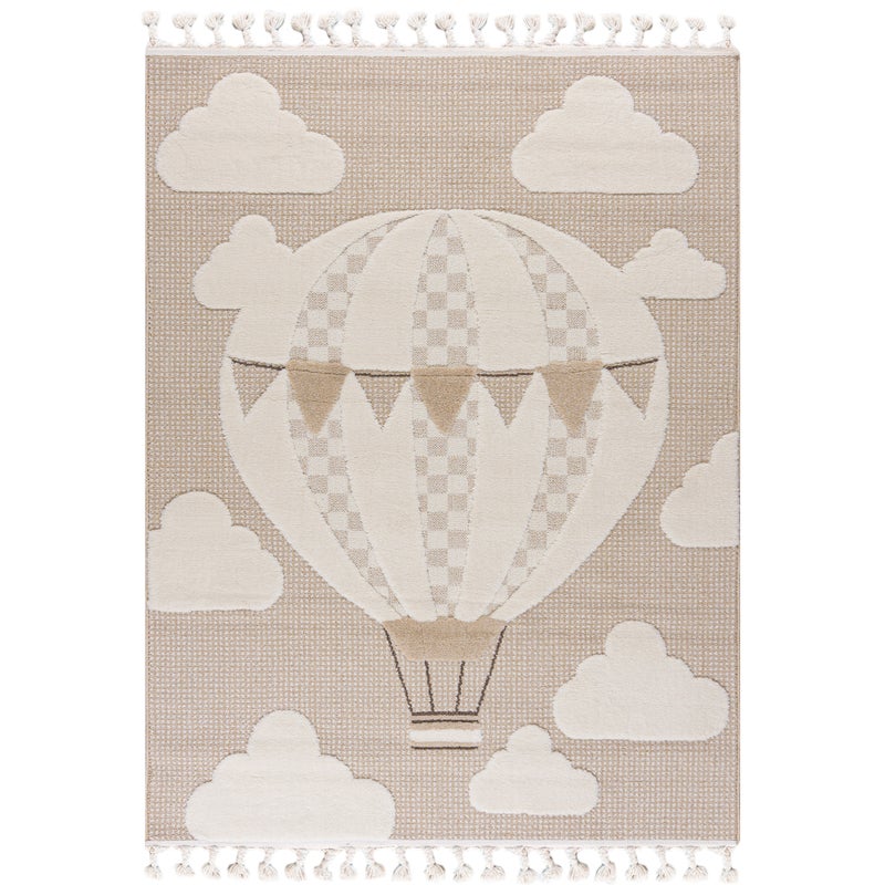 Dywan Dziecięcy Buffo Volare Prostokąt Mazovia 160x230 cm Beżowy Kremowy Motyw Balon 1 szt.