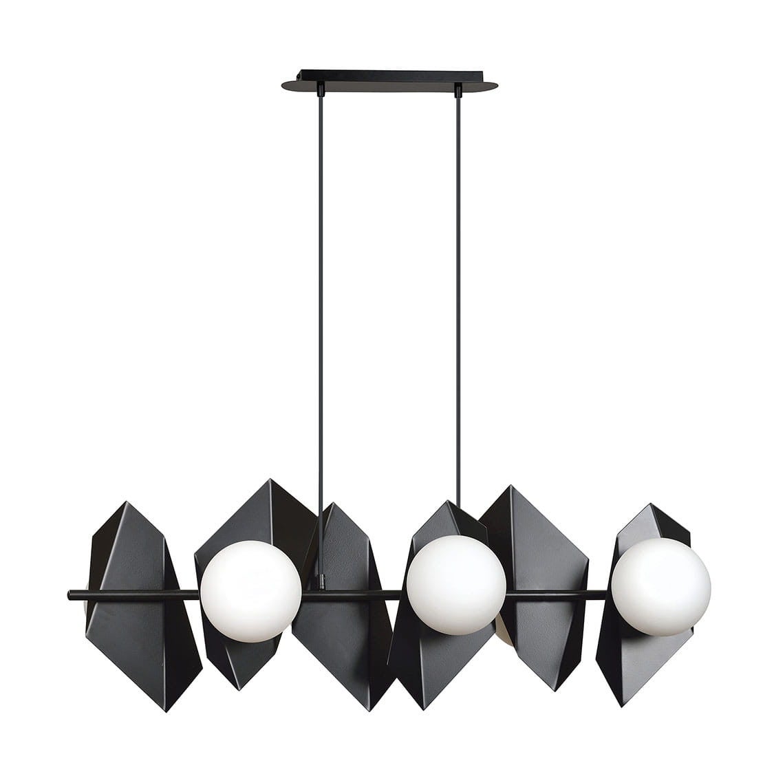 Żyrandol Emibig 6xE14 40W DRIFTON 6 BLACK 636/6