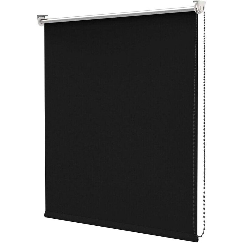 Roleta Drzwi Okno Dom Biuro Ściana Sufit Czarny 150x180 Cm