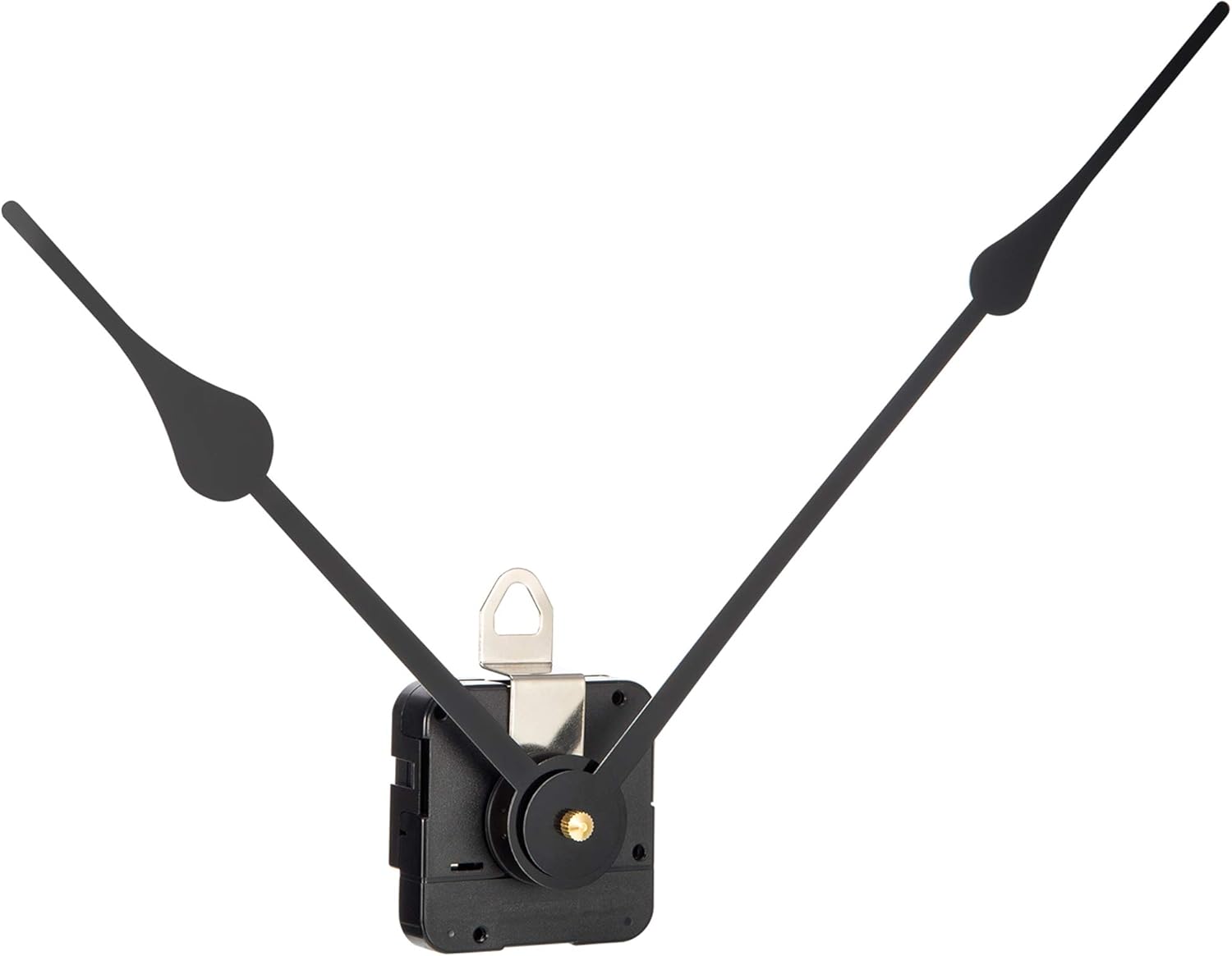 Mechanizm zegara o wysokim momencie obrotowym z długą wskazówką o długości 230 mm / 9,1 cala (długość rękawa 4/5 cala / 20 mm)