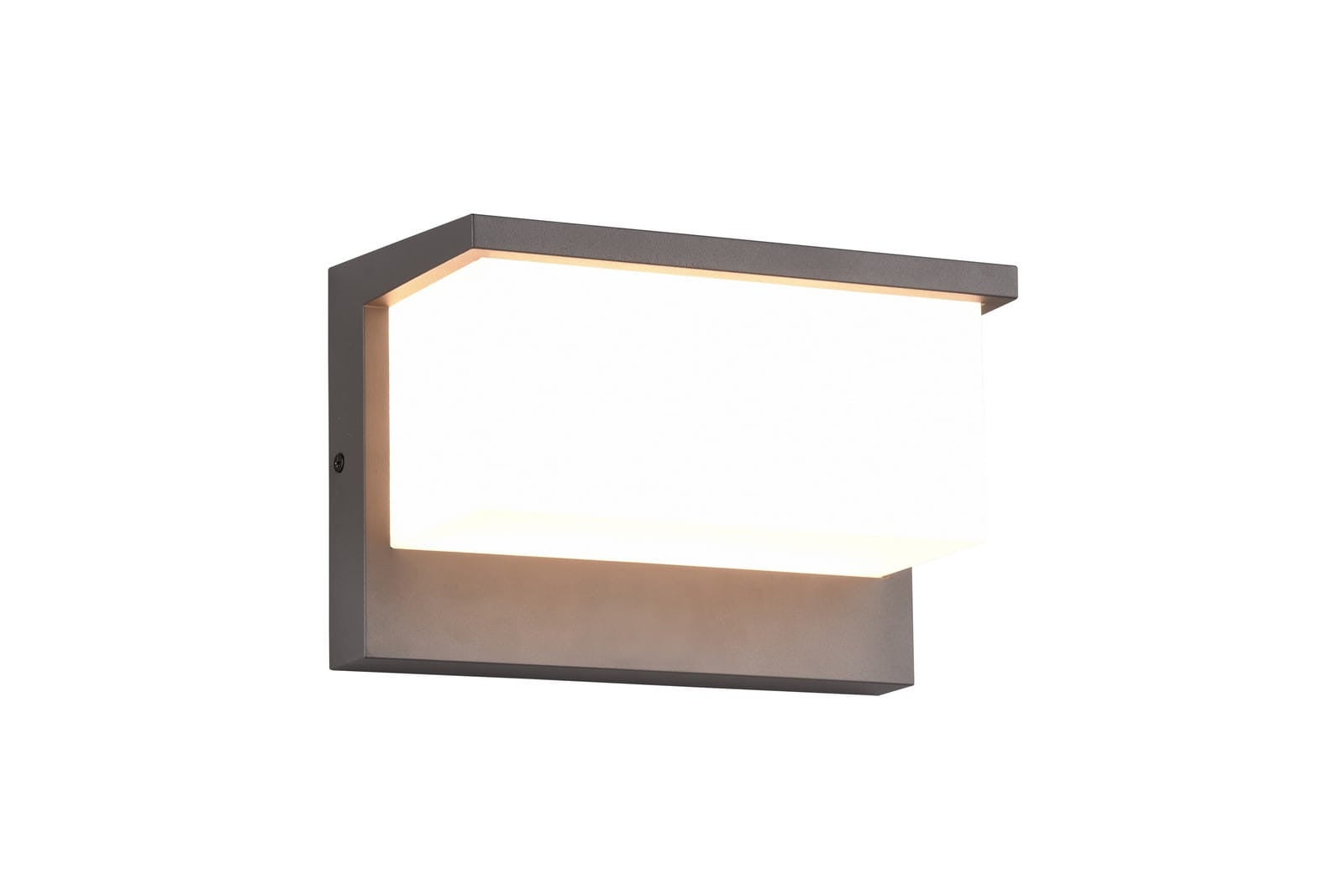 Kinkiet zewnętrzny NESTOS LED 13W Ciepła biel 1300lm antracytowo-biały wym: 15x23x23 cm IP54 Trio