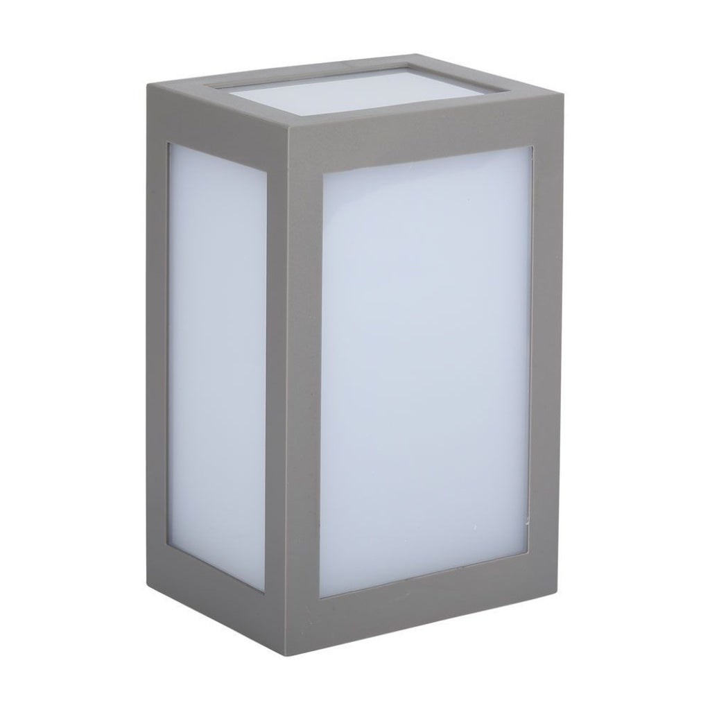 Kinkiet zewnętrzny VT-822-G LED 12W Neutralna biel 1250lm szary wym:16x13x10,8cm IP65 V-TAC