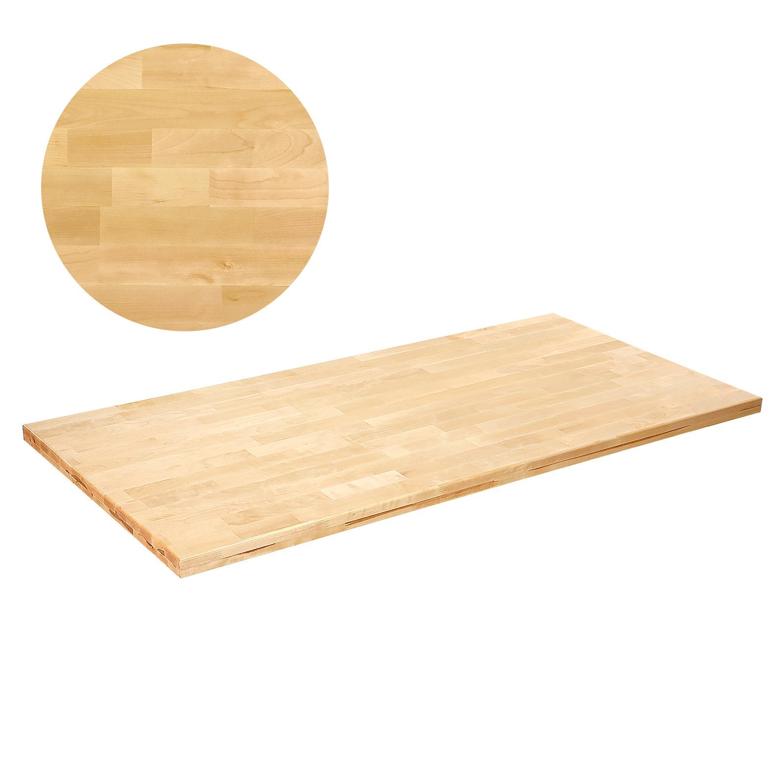 Blat Biurka z Litego Drewna 120 x 75 cm