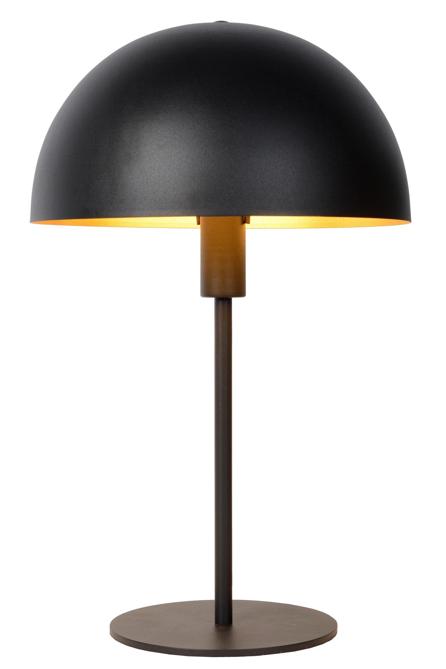 Lampa stołowa Siemon czarna 1xE14x25W Lucide