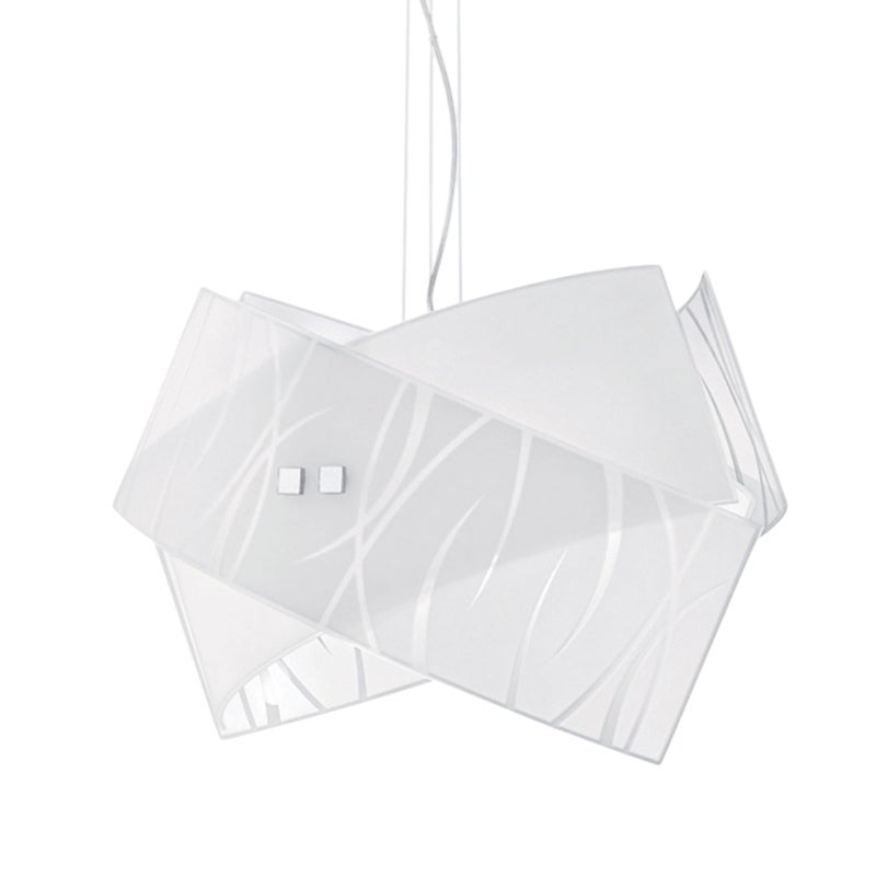 Lampy wiszące Agnese białe 2XE27 max 2X70W IP20 - Nowoczesne designerskie lampy sufitowe LED