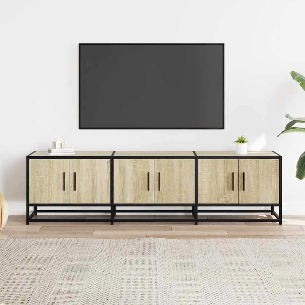 Szafka pod telewizor, dąb sonoma, 150x35x41 cm