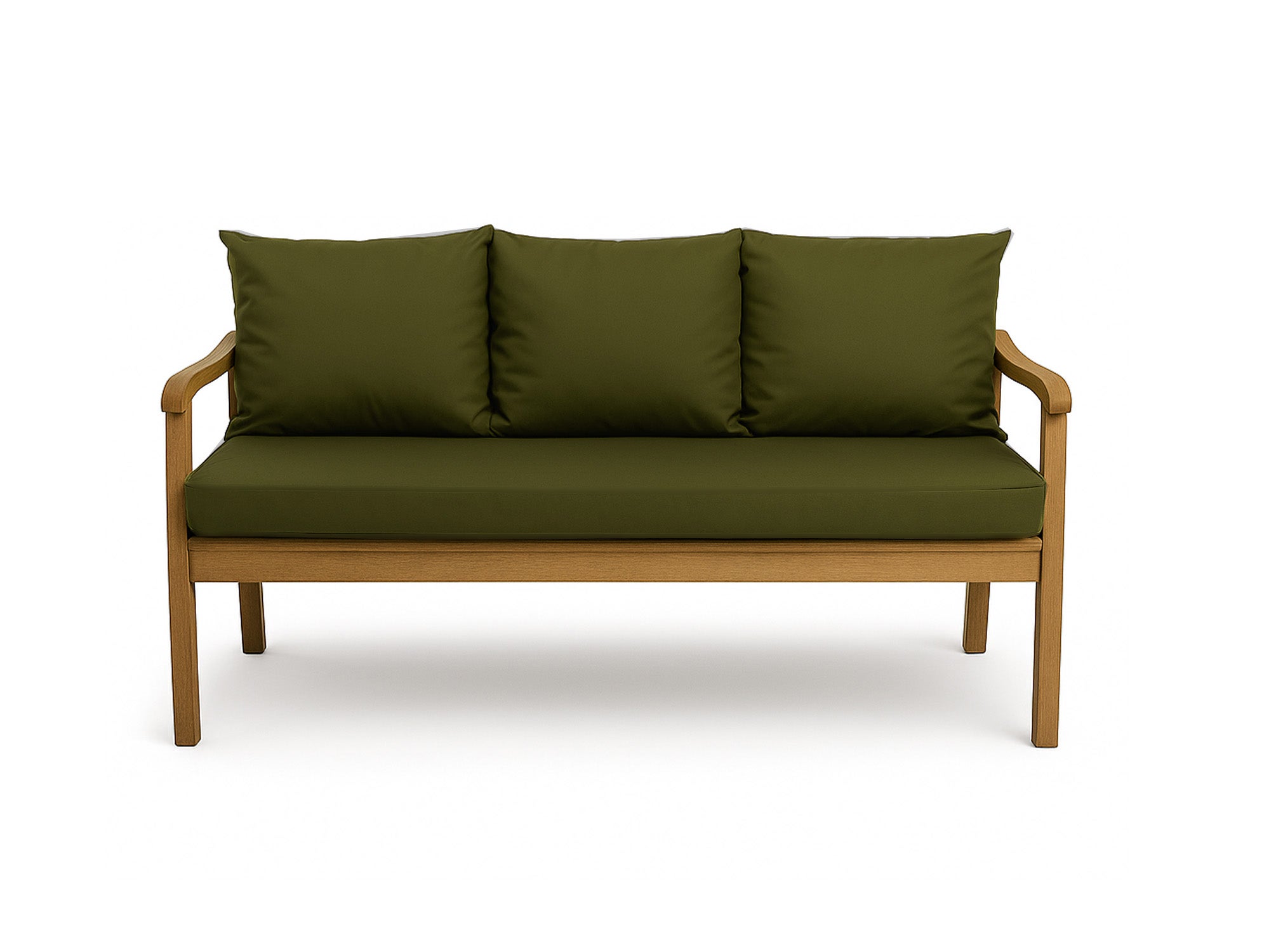 Poduszka ogrodowa na ławkę 150x60x50cm poduszka na meble ogrodowe zielona, poduszka na balkon taras, poducha ogrodowa na huśtawkę