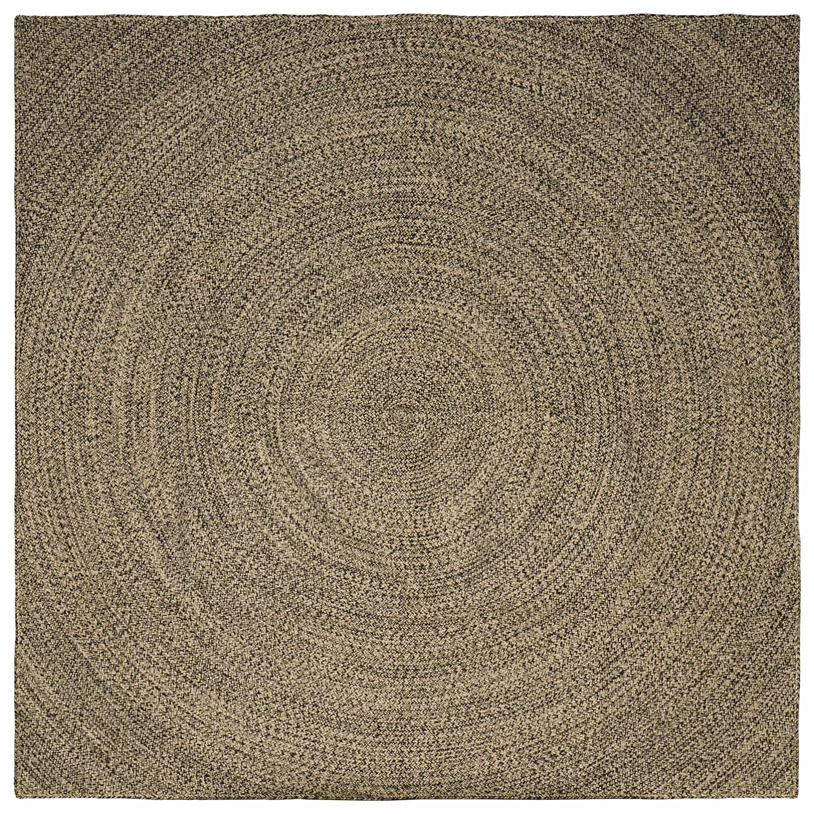 Dywany pokojowe Naturalny i czarny 240 x 240 cm Juta