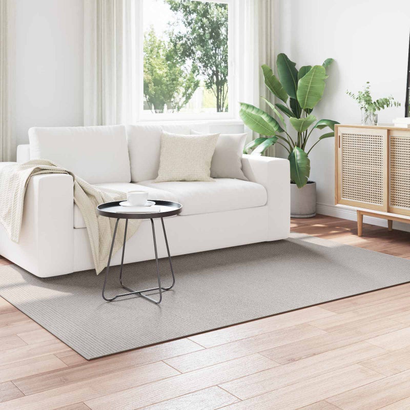 Dywany pokojowe LUGO Kremowy i szary 230 x 160 cm Poliester vidaXL