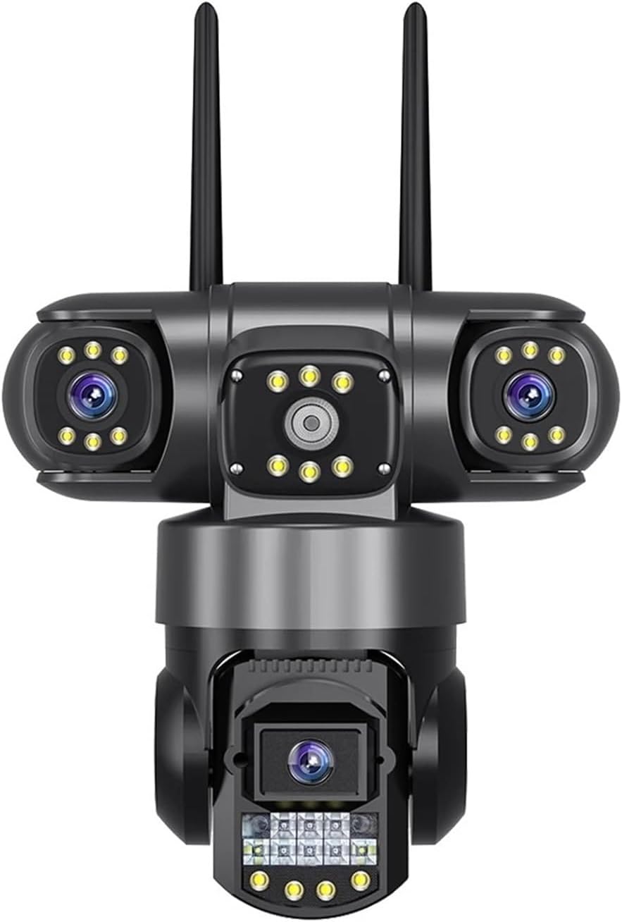 6-megapikselowa kamera zewnętrzna z Wi-Fi, potrójnym obiektywem i funkcją widzenia w nocy