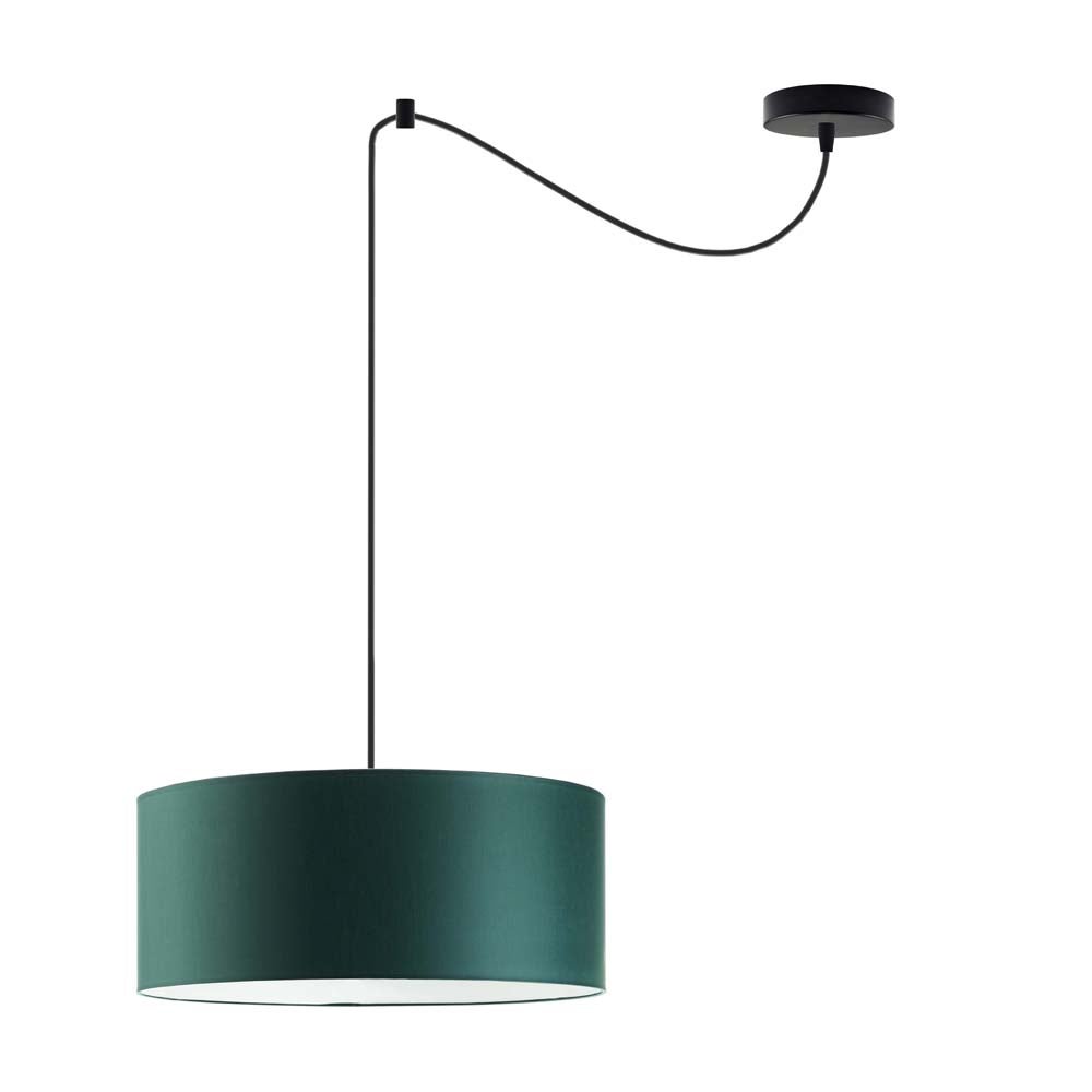Lampa wisząca zwis żyrandol sufitowa z abażurem walec TANGO Z1