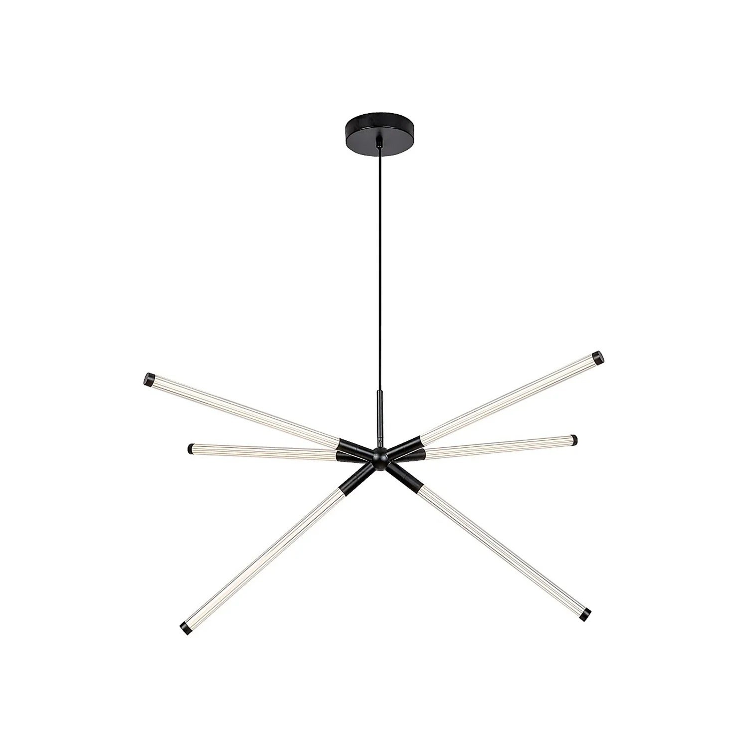 Lampa wisząca NIVARO LED 36W Ciepła biel 3150lm czarno-biała wym: 150 x 92 x 53 cm Rabalux