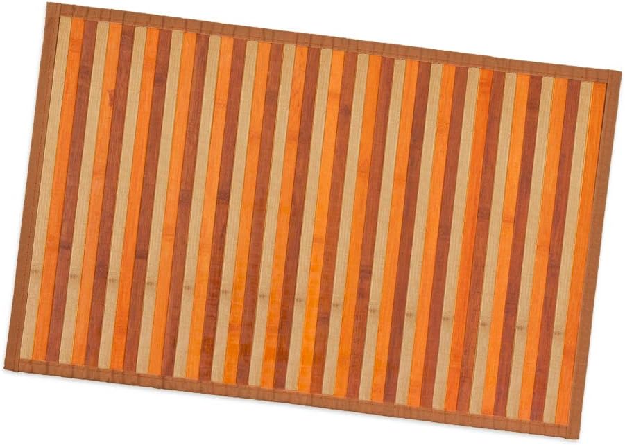 Dywan Bambusowy 50x235 cm Antypoślizgowa Prostokątny Obrus śniadaniowy Beżowy
