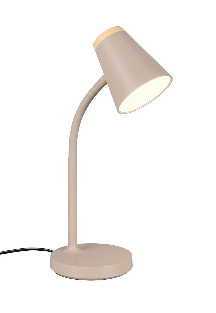 Lampka biurkowa LED PONGO beżowa 4.5W ciepła 500lm tworzywo sztuczne wym:36x13x13cm IP20 RL