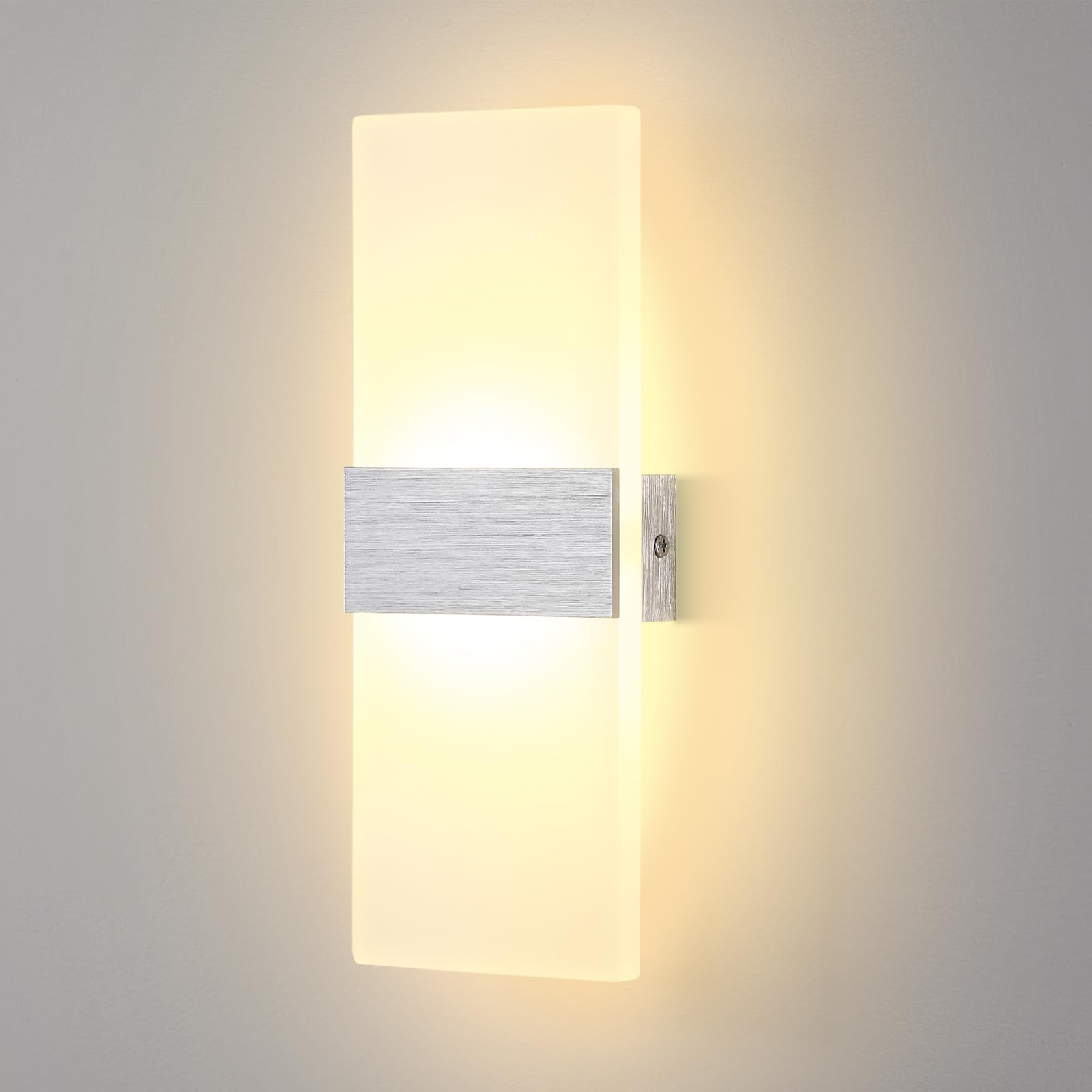 Lampa ścienna 6WLED, odpowiednia do górnych i dolnych korytarzy, sypialni, salonów, klatek schodowych itp., ciepłe białe światło
