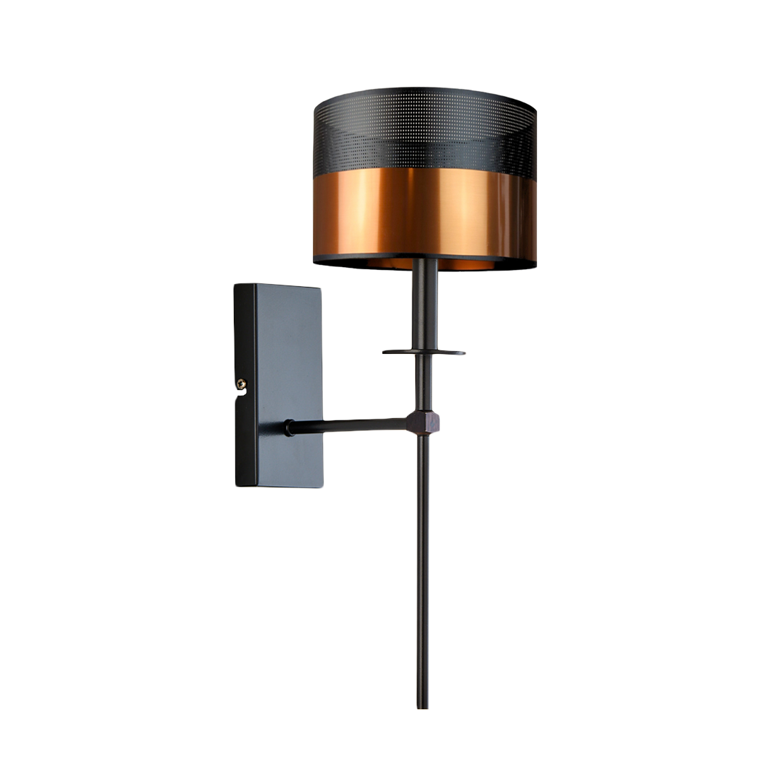 Kinkiet lampa ścienna lampa na ścianę z abażurem walec LOON