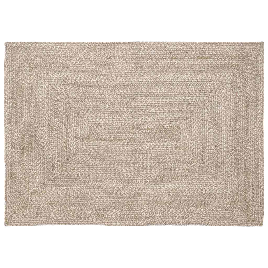Dywany pokojowe Naturalne i białe 120 x 170 cm Juta