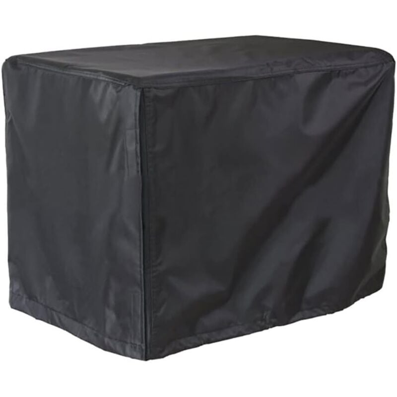 Uniwersalna osłona ochronna na generator 66 x 51 x 51 cm - Pyłoszczelna i odporna na promieniowanie UV - Prostokątna - Czarna
