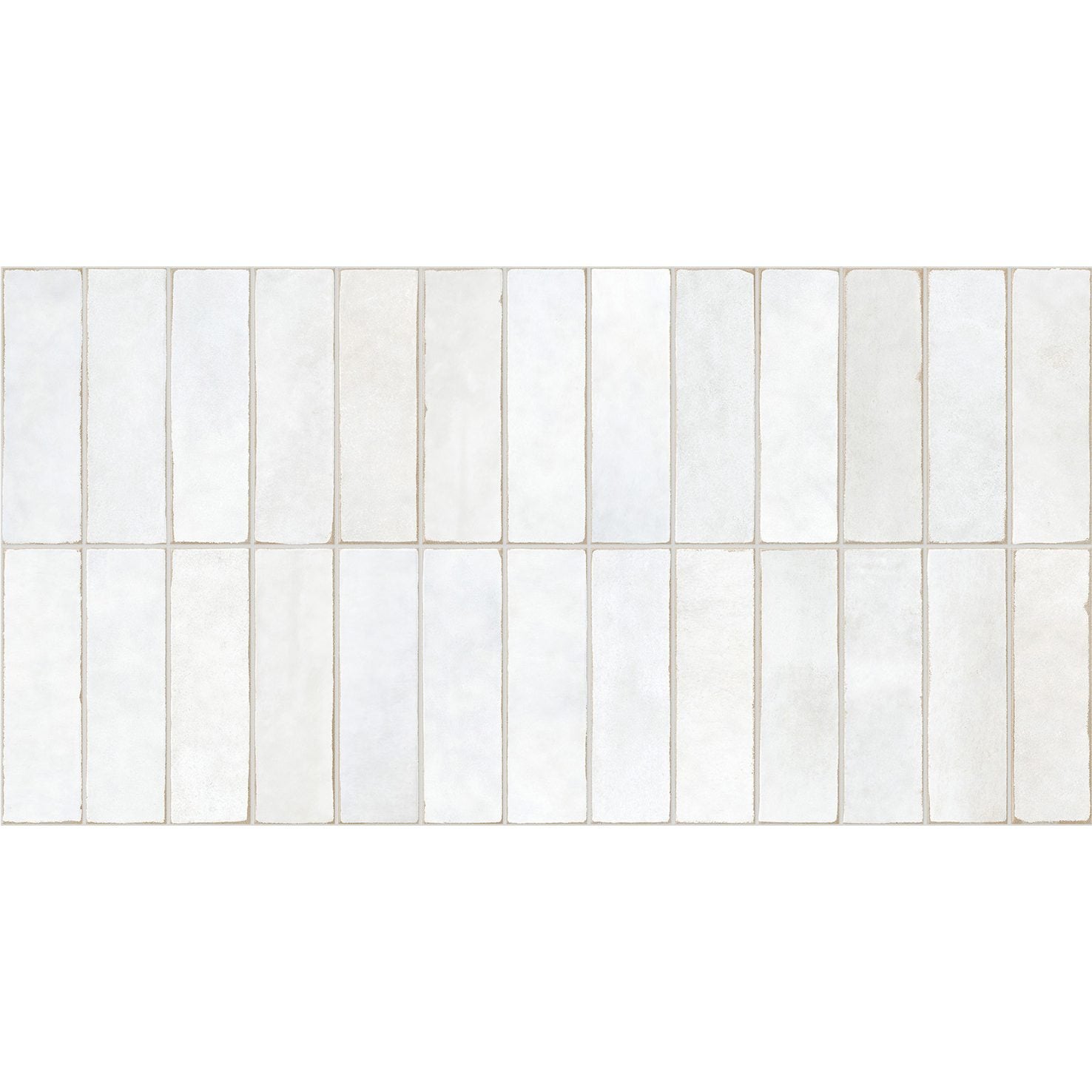 Płytka z gresu porcelanowego o efekcie rzemieślniczym do podłóg i ścian biała EAZY Limit 32x62,5 cm błyszcząca
