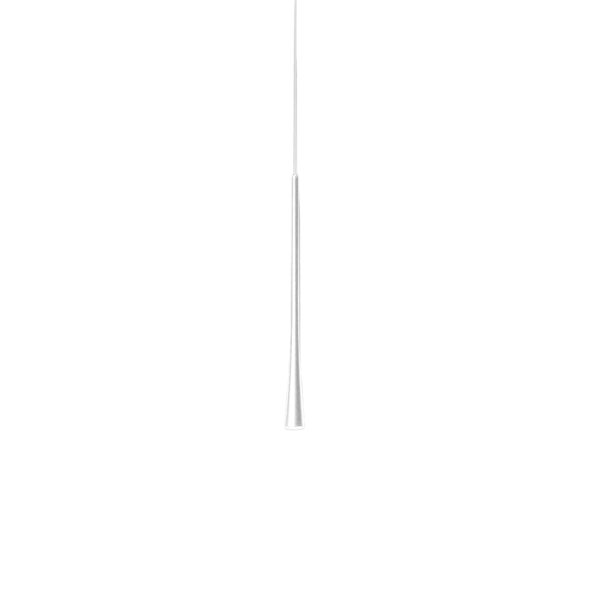 Lampa wisząca DAFNE S/P 7W LED 3000K 213lm w kolorze satynowego białego aluminium – oświetlenie bezpośrednie do wnętrz – Gealuce