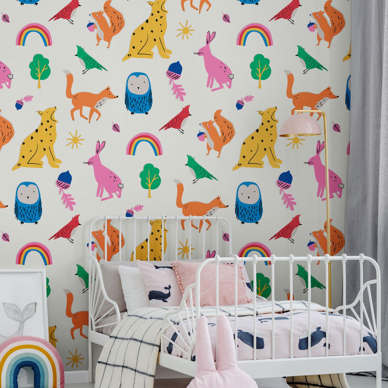Joules Tapeta filzelinowa COUNTRY CRITTERS 10 m x 52 cm