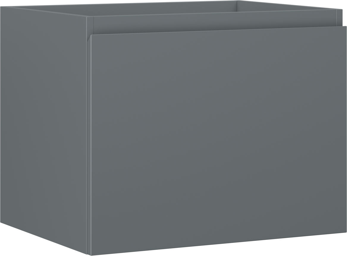 Mexen Orio szafka łazienkowa podumywalkowa 60 cm, 1 szuflada, grafit mat - 91A10-06047-1-BF66
