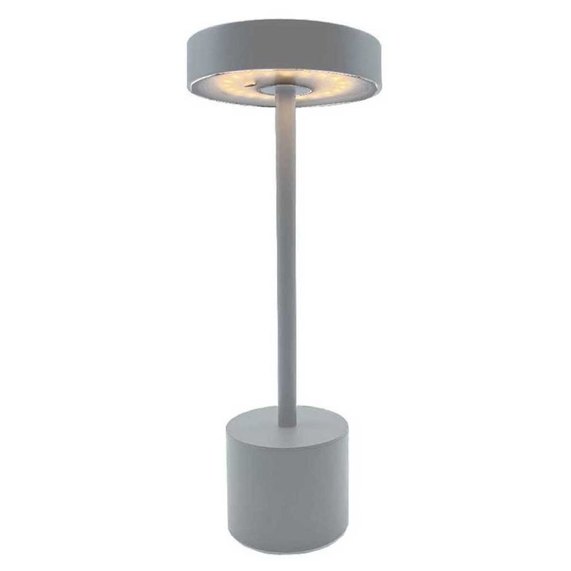 Lampa stołowa LED LUMISKY Wireless Touch, jasnoszara