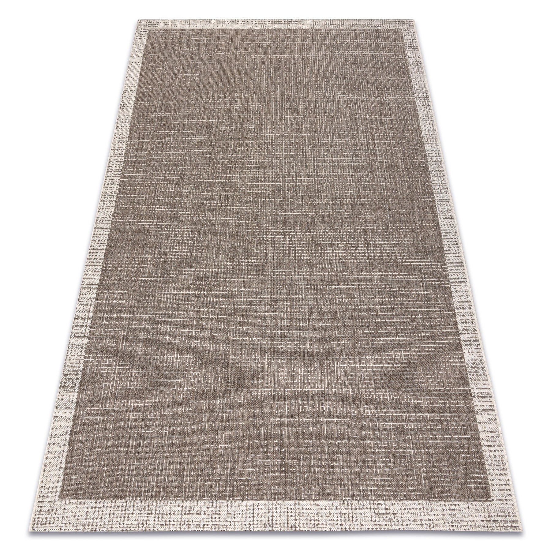 DYWAN SZNURKOWY SIZAL FLOORLUX 20401 Ramka taupe / szampański 200x290 cm