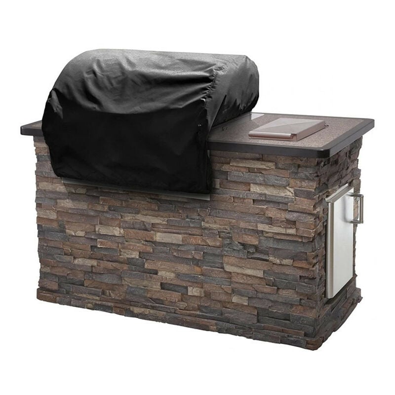 Pokrowiec na grill zewnętrzny o szerokości 42 cali * głębokości 28 cali * wysokości 14 cali, wykonany z tkaniny Oxford 420D.