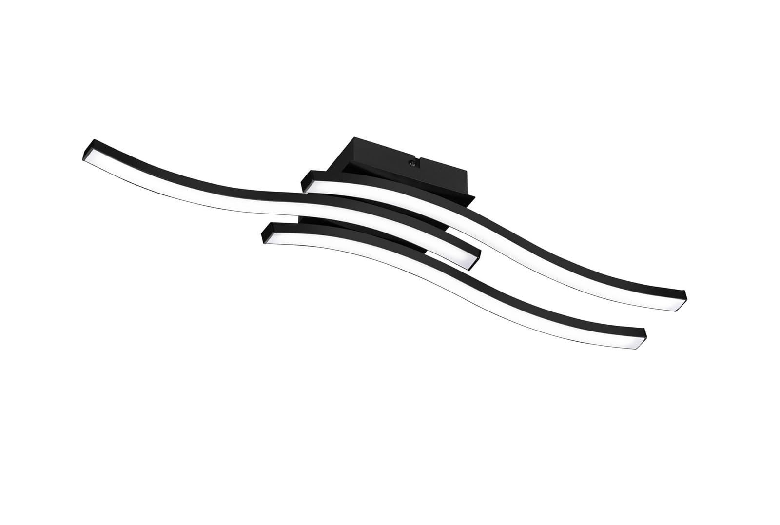 Lampa sufitowa nowoczesna wbudowany LED ROUTE czarny RL R62473132