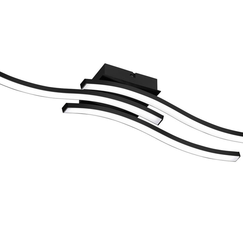 Lampa sufitowa nowoczesna wbudowany LED ROUTE czarny RL R62473132
