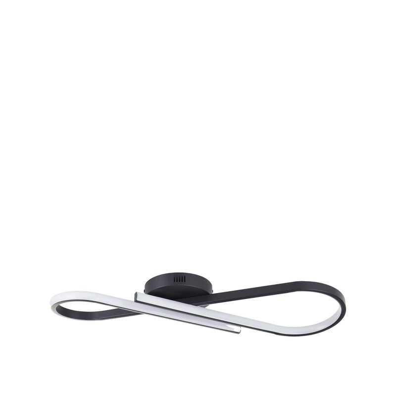 Lampa sufitowa Brilliant Hinton LED 24W czarna