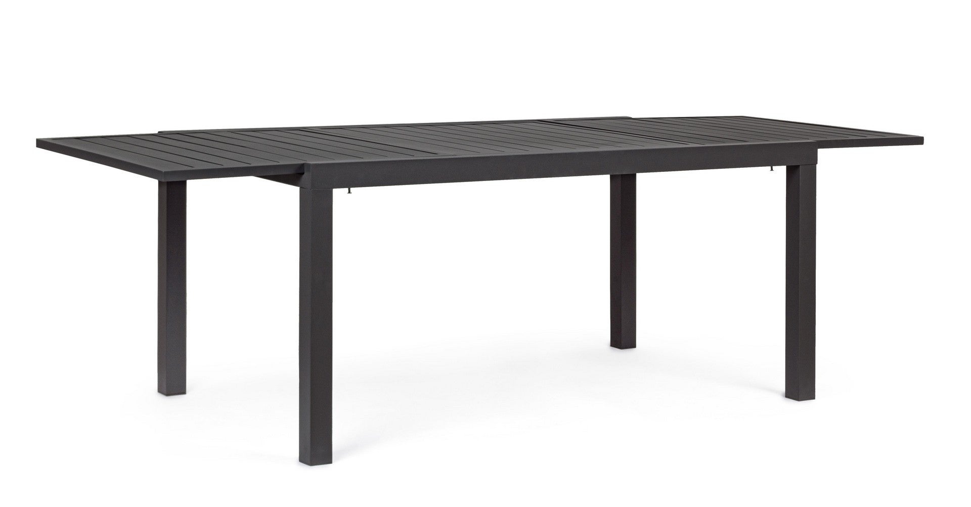 Rozkładany stół aluminiowy z listwami "Hilde" 160-240X90 Antracyt do wewnątrz i na zewnątrz