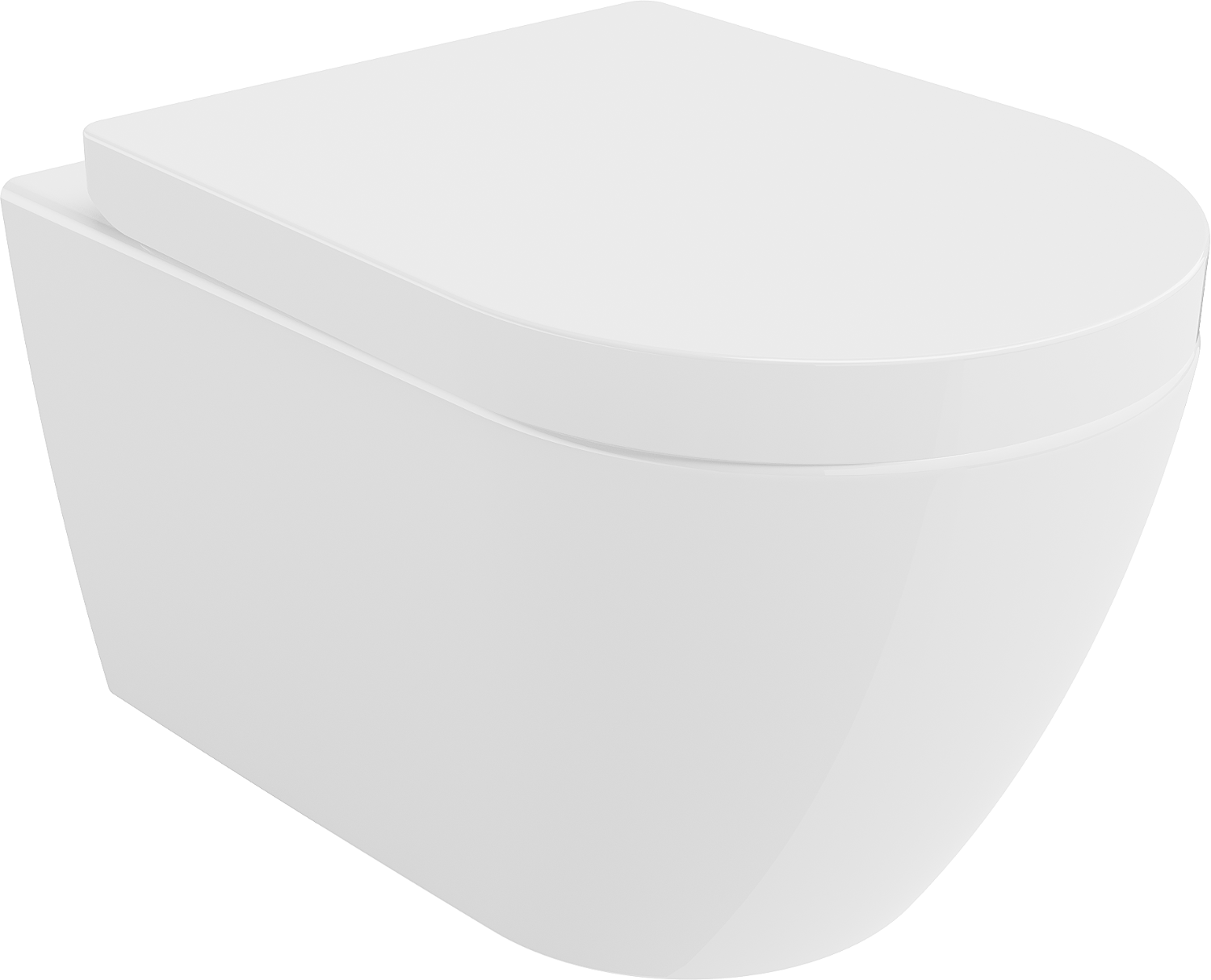 Mexen Rico miska wc Rimless z deską wolnoopadającą twarda, biała połysk - 30478000